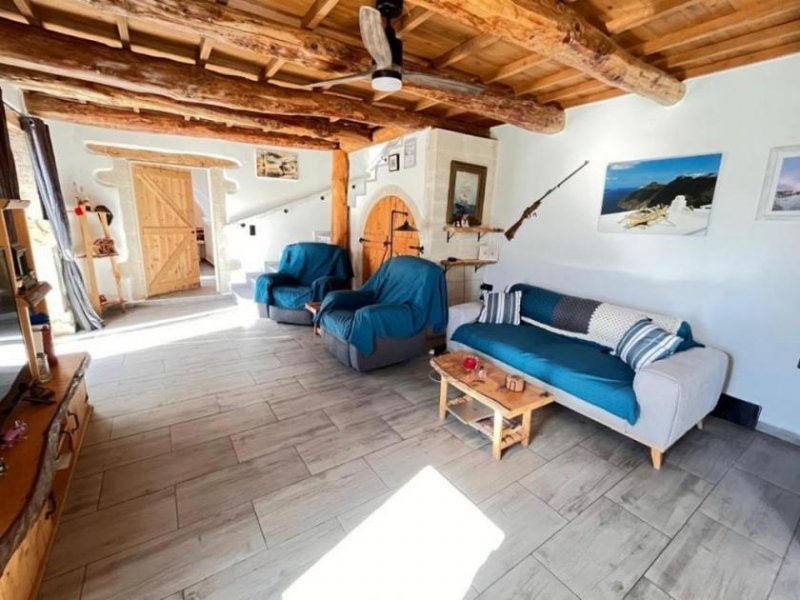 Nerochori MIT VIDEO: Kreta – Renoviertes Steinhaus mit Blick auf die Weißen Berge in Nerochori zu verkaufen Haus kaufen